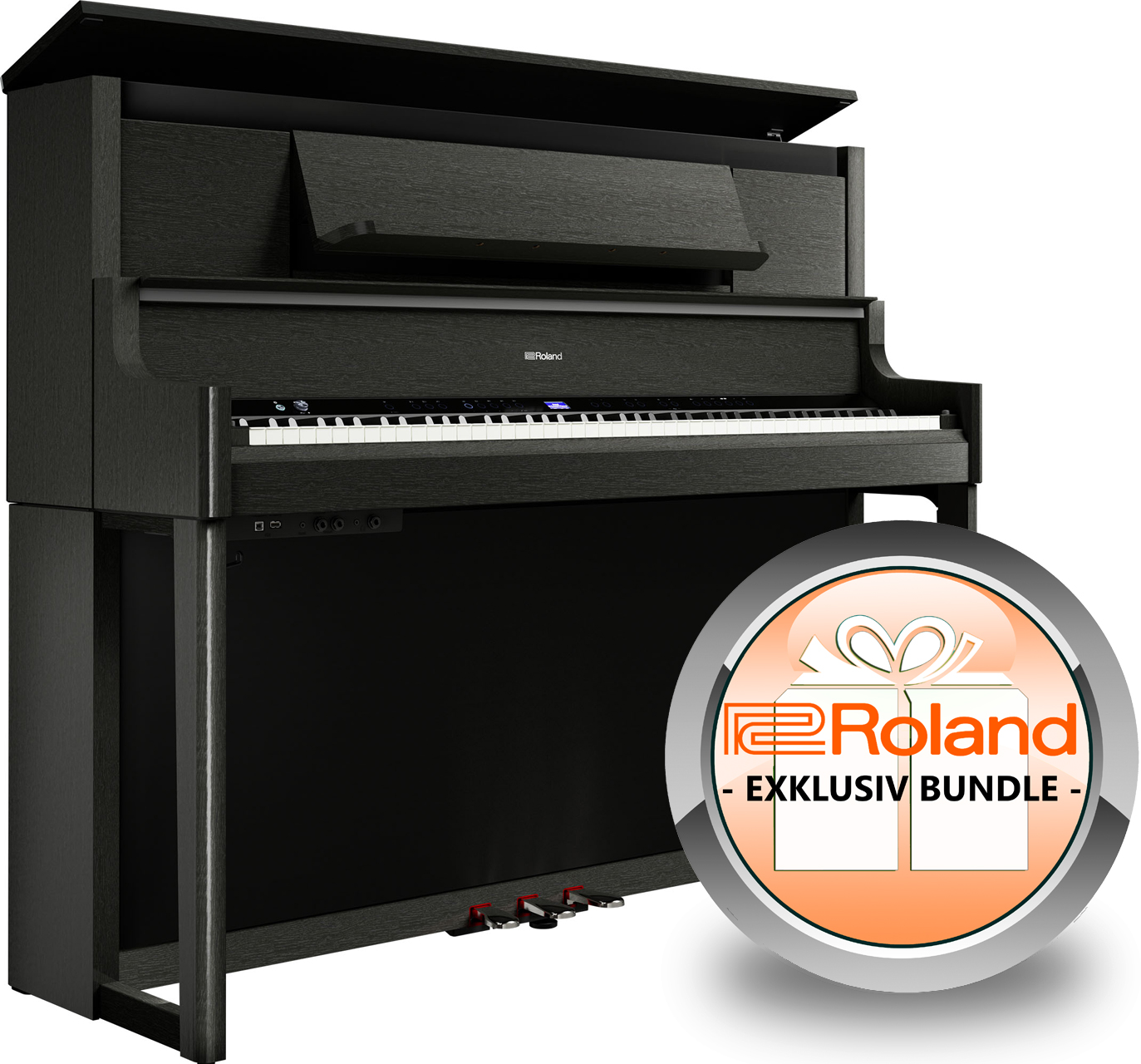 Bild von Roland LX-9 CH Digitalpiano Charcoal Black - Schwarz Matt - Exklusiv-Bundle