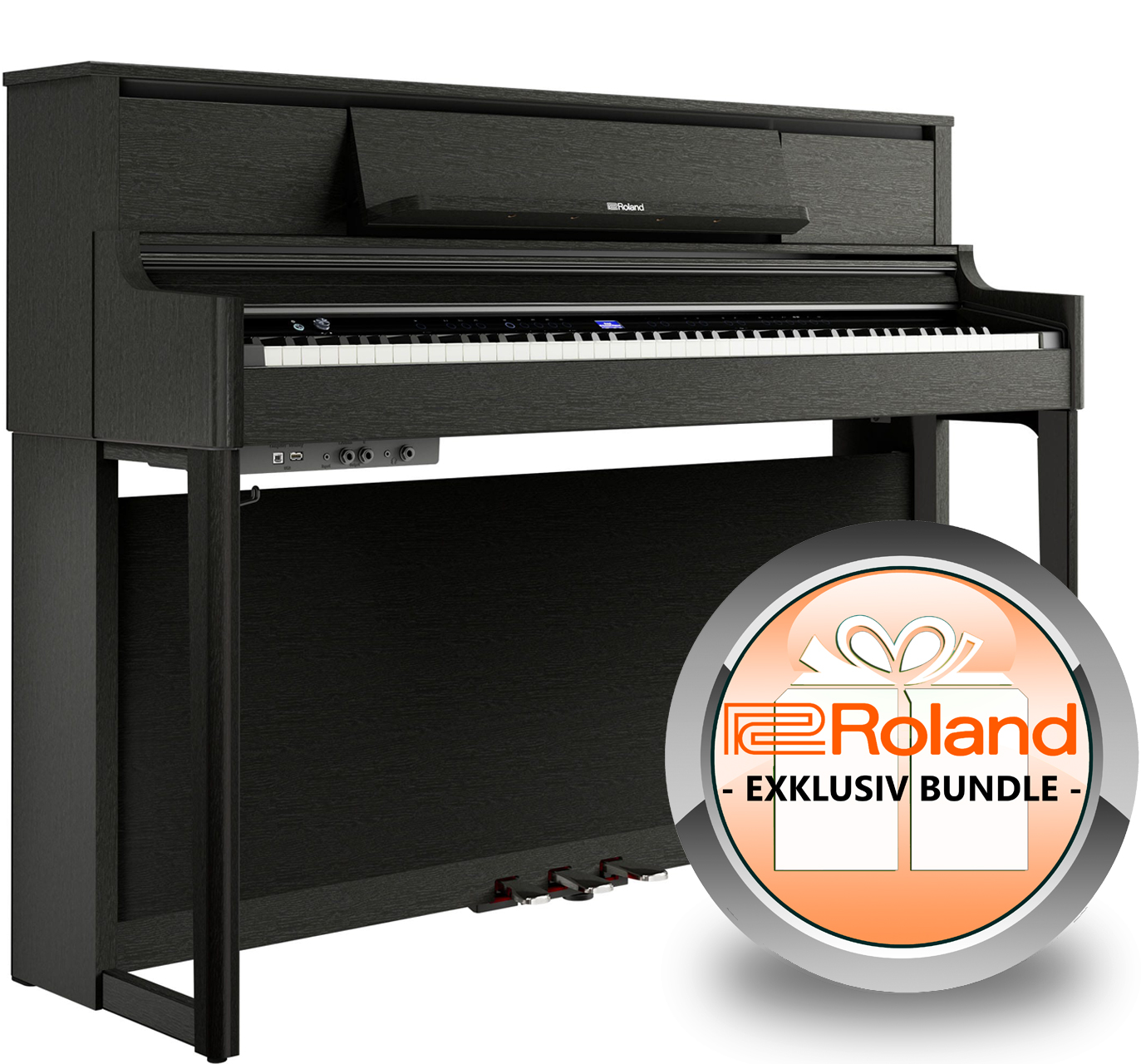 Bild von Roland LX-5 CH Digitalpiano Charcoal Black - Schwarz - Exklusiv-Bundle