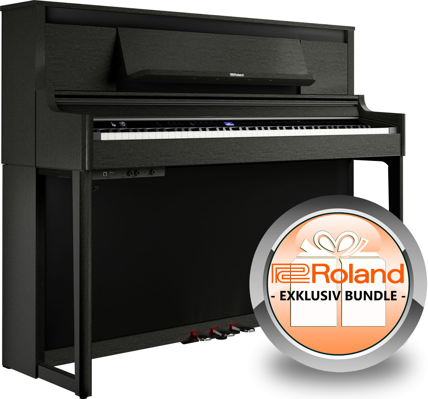 Bild von Roland LX-6 CH Digitalpiano Charcoal Black - Schwarz - Exklusiv-Bundle