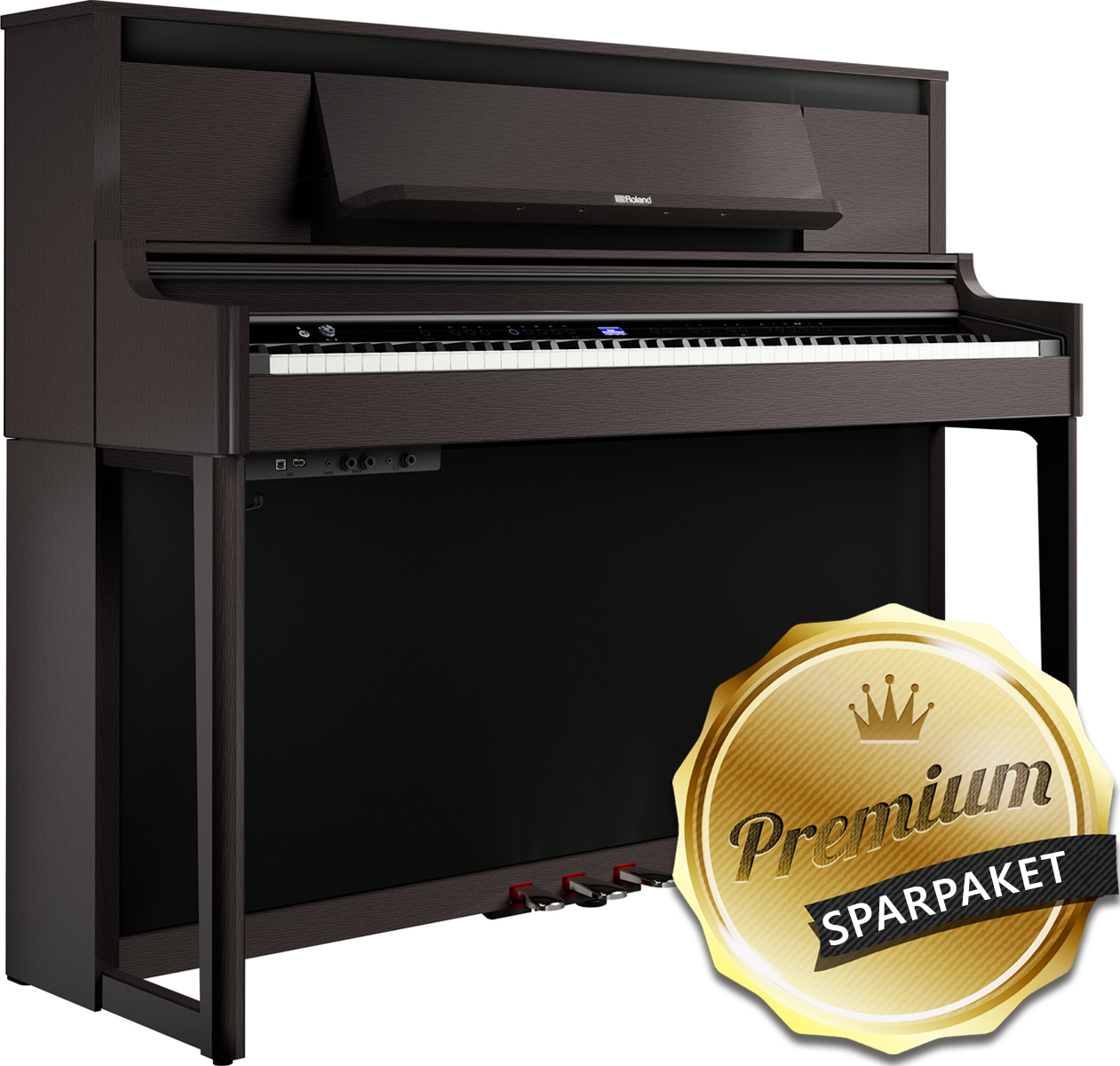 Bild von Roland LX-6 DR Digitalpiano Dark Rosewood - Rosenholz - Premium-Sparpaket inkl. Montage